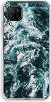 Case Company® - Huawei P40 Lite hoesje - Zee golf - Soft Cover Telefoonhoesje - Bescherming aan alle Kanten en Schermrand