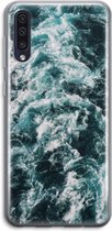 Case Company® - Samsung Galaxy A50 hoesje - Zee golf - Soft Cover Telefoonhoesje - Bescherming aan alle Kanten en Schermrand