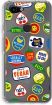 Case Company® - Google Pixel 3a hoesje - Fruitsticker - Soft Cover Telefoonhoesje - Bescherming aan alle Kanten en Schermrand