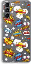 Case Company® - Samsung Galaxy S21 hoesje - Pow Smack - Soft Cover Telefoonhoesje - Bescherming aan alle Kanten en Schermrand