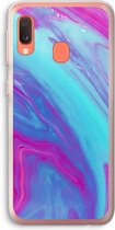 Case Company® - Samsung Galaxy A20e hoesje - Zweverige regenboog - Soft Cover Telefoonhoesje - Bescherming aan alle Kanten en Schermrand