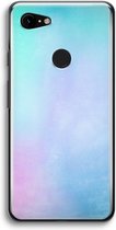 Case Company® - Google Pixel 3 hoesje - Mist pastel - Soft Cover Telefoonhoesje - Bescherming aan alle Kanten en Schermrand