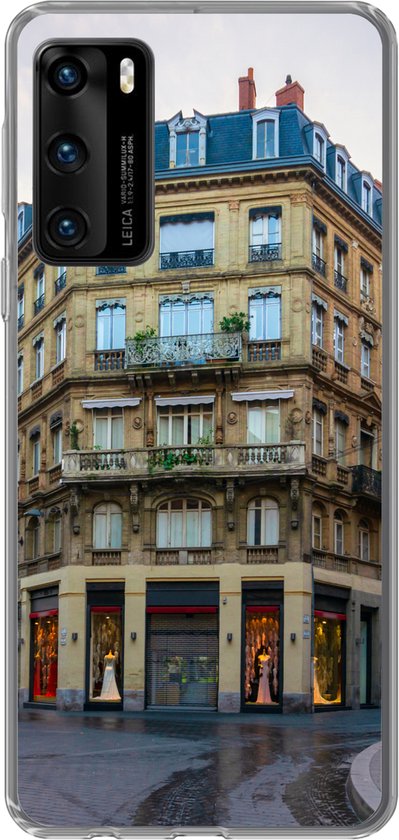Huawei P40 hoesje - Parijs - Frankrijk - Winkel - Siliconen Telefoonhoesje