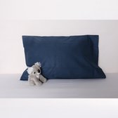 Nappiez kussensloop 50x60 Katoen (2x) - Navy Blauw