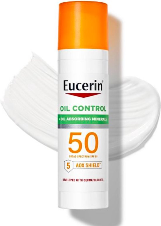 Eucerin Sun Oil Control SPF 50 Face Sunscreen Lotion with Oil