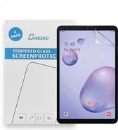 Tablet screenprotector geschikt voor Samsung Galaxy Tab A 8.4 inch (2020) - Case-friendly screenprotector - 2 stuks - Tempered Glass - Transparant