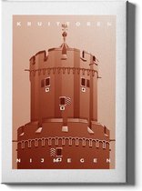 Walljar - Kruittoren - Muurdecoratie - Poster