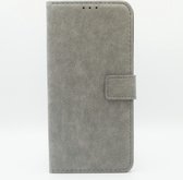 P.C.K. Hoesje/Boekhoesje/Bookcase grijs geschikt voor Samsung Galaxy S21