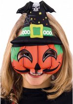 masker Pumpkin textiel oranje/groen one-size