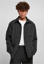 Urban Classics Jacket -5XL- Padded Nylon Shirt Zwart