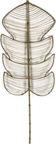 Balivie - Decoratief beeld of figuur - Leaf - Decoratief blad - Pitriet - Rattan - 40x1.8x118cm