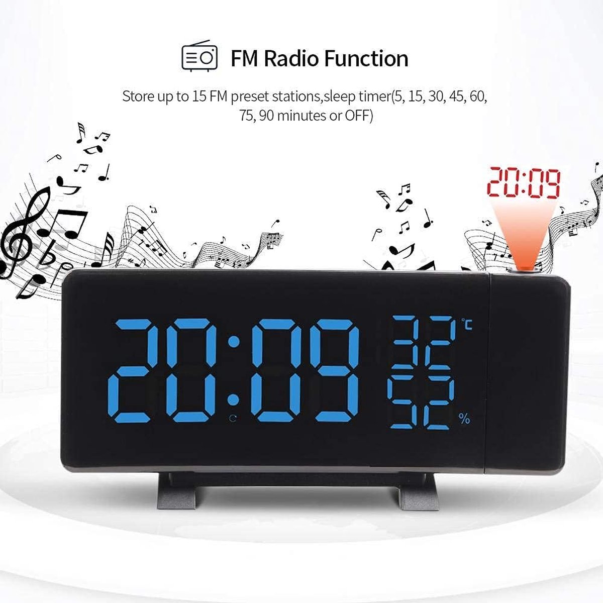 Wekker digitale wekker alarm clock