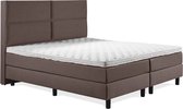 Boxspring Luxe 120x220 4 vlaks Bruin