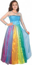 verkleedjurk dames polyester regenboog maat M