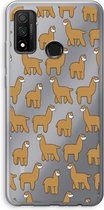 Case Company® - Huawei P Smart (2020) hoesje - Alpacas - Soft Cover Telefoonhoesje - Bescherming aan alle Kanten en Schermrand