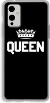 Case Company® - OnePlus 9 hoesje - Queen zwart - Soft Cover Telefoonhoesje - Bescherming aan alle Kanten en Schermrand