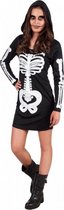 verkleedjurk Twinkle Twiggy zwart/wit mt 14-16 jaar