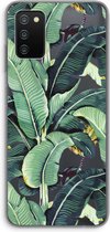 Case Company® - Samsung Galaxy A03S hoesje - Bananenbladeren - Soft Cover Telefoonhoesje - Bescherming aan alle Kanten en Schermrand