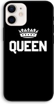 Case Company® - iPhone 12 hoesje - Queen zwart - Biologisch Afbreekbaar Telefoonhoesje - Bescherming alle Kanten en Schermrand