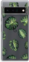 Case Company® - Google Pixel 6 Pro hoesje - Tropische bladeren - Soft Cover Telefoonhoesje - Bescherming aan alle Kanten en Schermrand