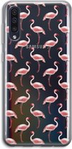 Case Company® - Samsung Galaxy A50 hoesje - Flamingo - Soft Cover Telefoonhoesje - Bescherming aan alle Kanten en Schermrand