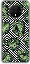 Case Company® - OnePlus 7T hoesje - Geometrische jungle - Soft Cover Telefoonhoesje - Bescherming aan alle Kanten en Schermrand