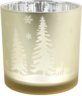 theelichthouder Dottie 15 cm glas goud