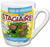 feestmok Stagiaire 325 ml keramiek wit