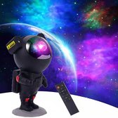 Astronaut Sterren Projector - Zwart - Afstandsbediening - Timer - Sterrenhemel - Galaxy projector - Laser lamp - Projector - Sterrenhemel Projector - Party Light - Feestverlichting