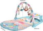 Darenci Babygym - Speeltjes En Piano Voor Baby 0-1 Jaar - Babymat - Baby Speelmat - Interactief Speelmat - Multicolor