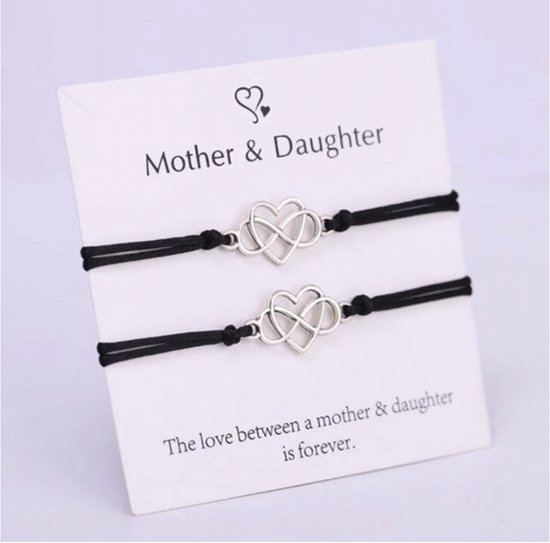 Promotie Vete Leuk vinden moeder dochter armband -Moederdag cadeau-cadeau voor moeder -Moeder Dochter  cadeau... | bol.com