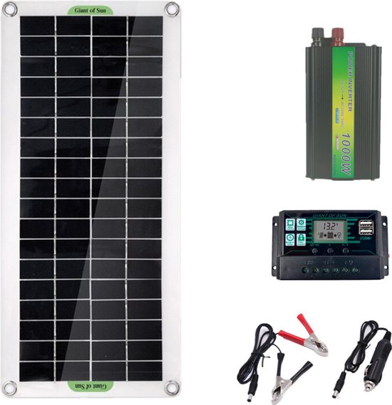 Infinite Goods Zonnepanelen Compleet Pakket Zonnepanelen 30W 220V