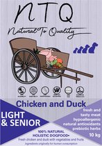 Natural To Quality Senior & light met kip en eend 10 kg