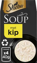 Sheba Soup - Nourriture humide Nourriture pour chat - soupe - Kip - 40 x 40 g