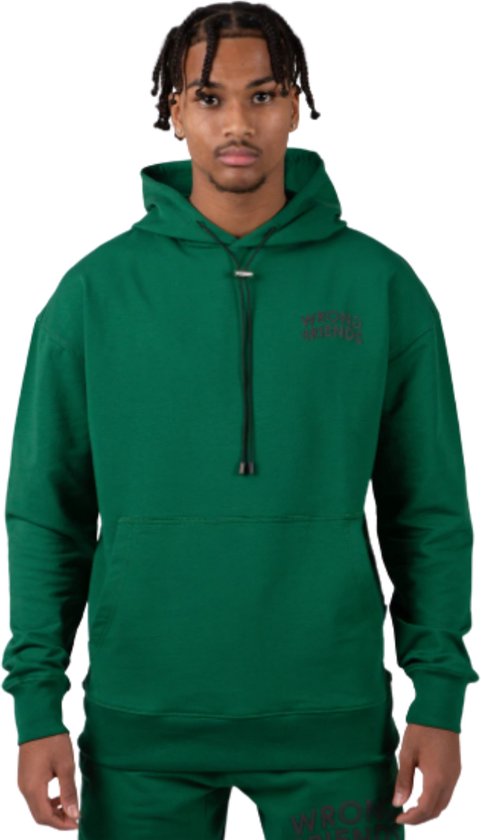 ORLANDO OVERSIZED HOODIE - GROEN medium