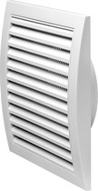 Paneir Airdesigns- ABS - 190 X 190 mm - aansluitbus Ø 125 mm - net - wit