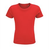 T-shirt kinderen - Red - 10 jaar