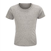 T-shirt kinderen - Grey Melange - 6 jaar