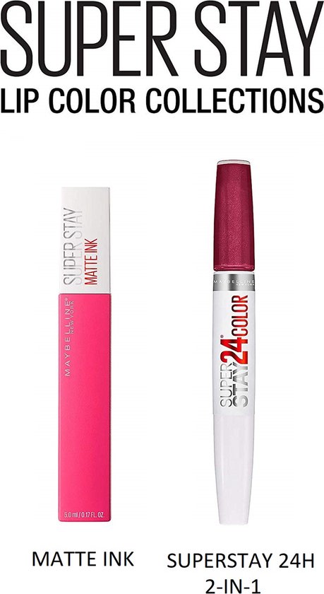 Maybelline New York - SuperStay Matte Ink Lipstick - 115 Founder - Rood - Matte, Langhoudende Lippenstift - 5 ml - Maybelline