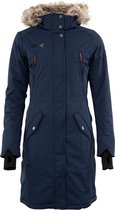 WHIS Veste longue Coach - taille L - marine foncé