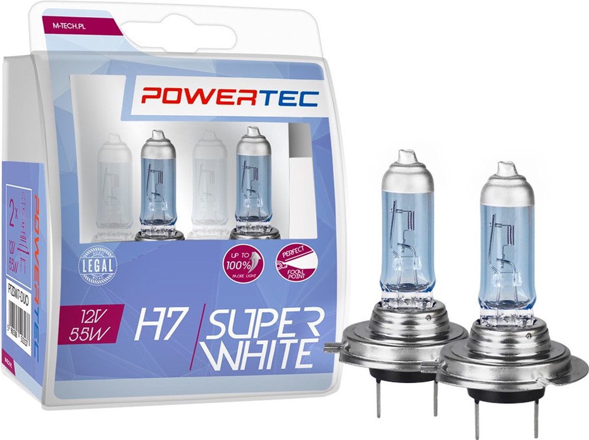 Powertec SuperWhite H7 12V Set