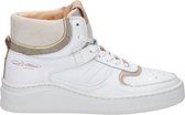 Fred de la Bretoniere 102010057 Hoge sneakers - Leren Sneaker - Dames - Wit - Maat 40