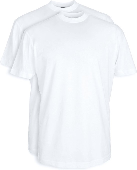 Bamboo basics T-shirts ronde hals wit 2 -pack | Jojo jeans