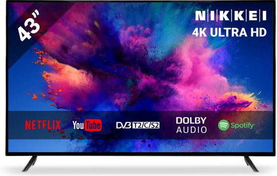 NIKKEI NU4318S - 43 inch - 4K LED Smart TV - 2020
