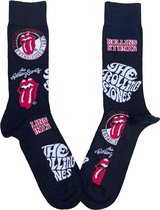 The Rolling Stones Chaussettes Logos Zwart