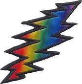 Grateful Dead - Lightning Rainbow Patch - Regenboog