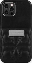 iDeal Of Sweden Statement Case Quilted iPhone 12/12 Pro Quilted Black - Mini Pocket