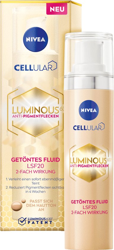 NIVEA Cellular Luminous anti-pigmentvlekken 4005900884152 gezichtsserum 40 ml Vrouwen
