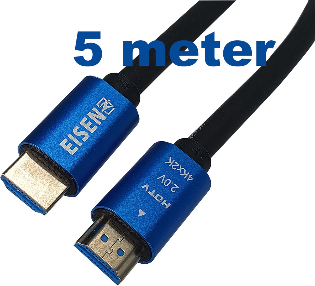 EISENZ HDMI Kabel 5 Meter – 4K Ultra HD High Speed – HDMI 2.0 Kabel voor TV, PlayStation, Laptop & Monitor – 5M | 4K HDMI Cable