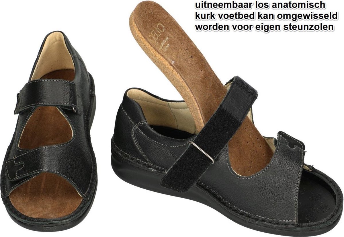 Fidelio Hallux -Heren – sandalen Zwart